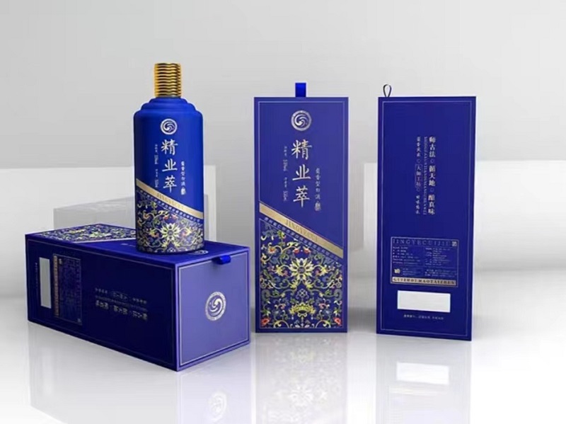 中国山水画在酒盒包装制作上的运用 中国山水画在酒盒包装制作上的运用