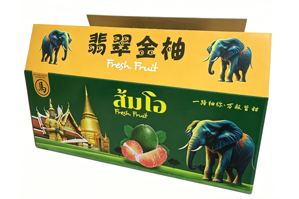 翡翠金柚水果箱